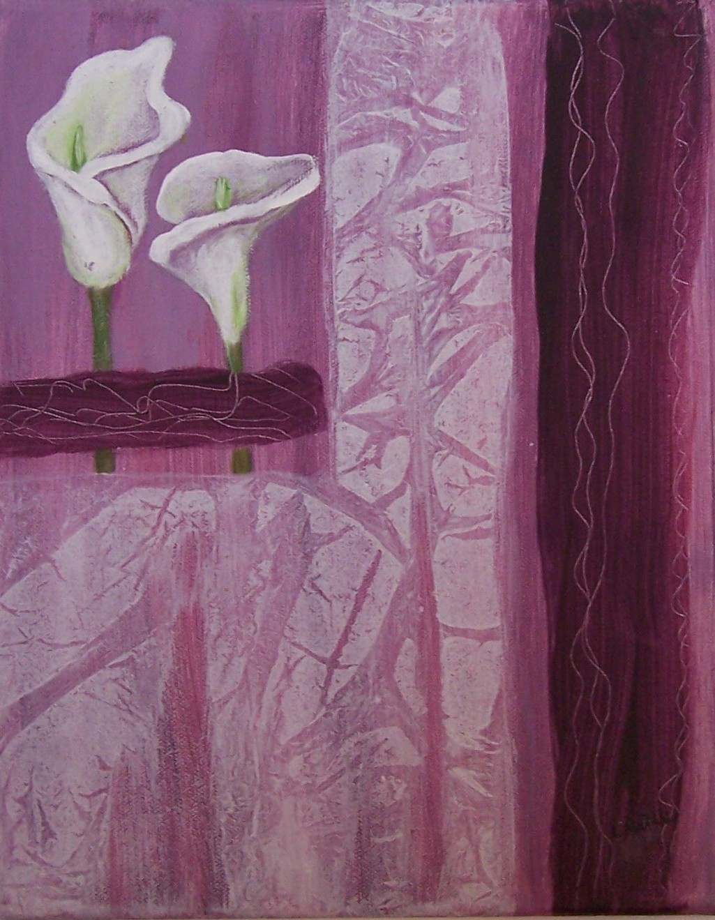 Calla in Beere two-image