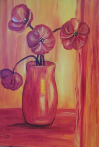 Mohnblumen Orange/Rot-image